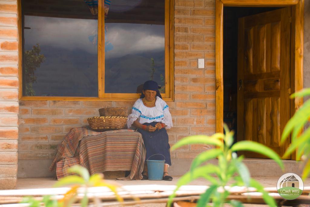 Loma Wasi Alojamiento Rural Indigena En Cotacachi Exterior photo